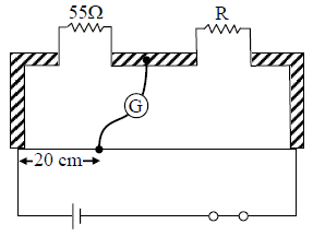 meter–bridge with null deflection galvanometer